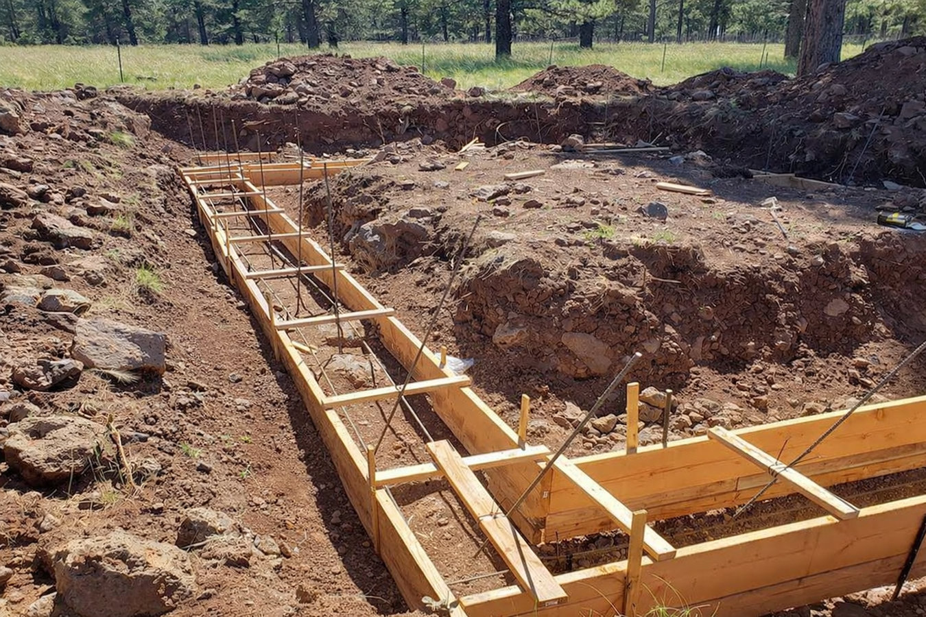 Concrete footings